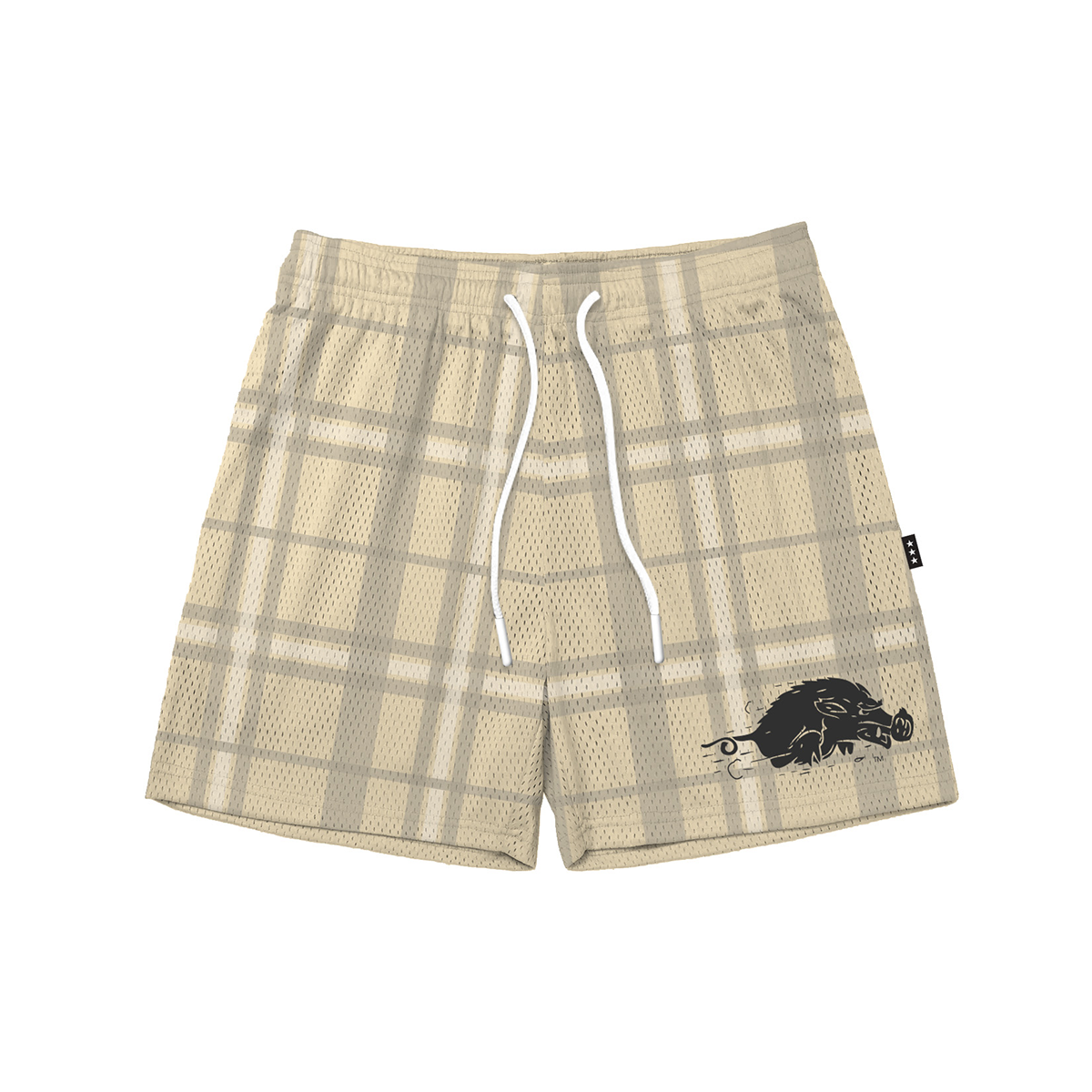Arkansas Plaid Monochromatic Fundamental Short