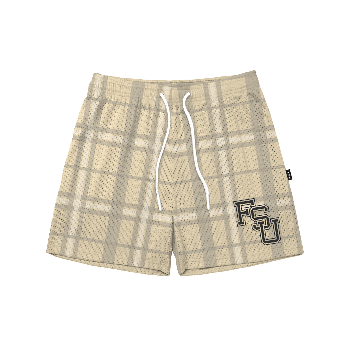 Florida State Plaid Monochromatic Fundamental Short