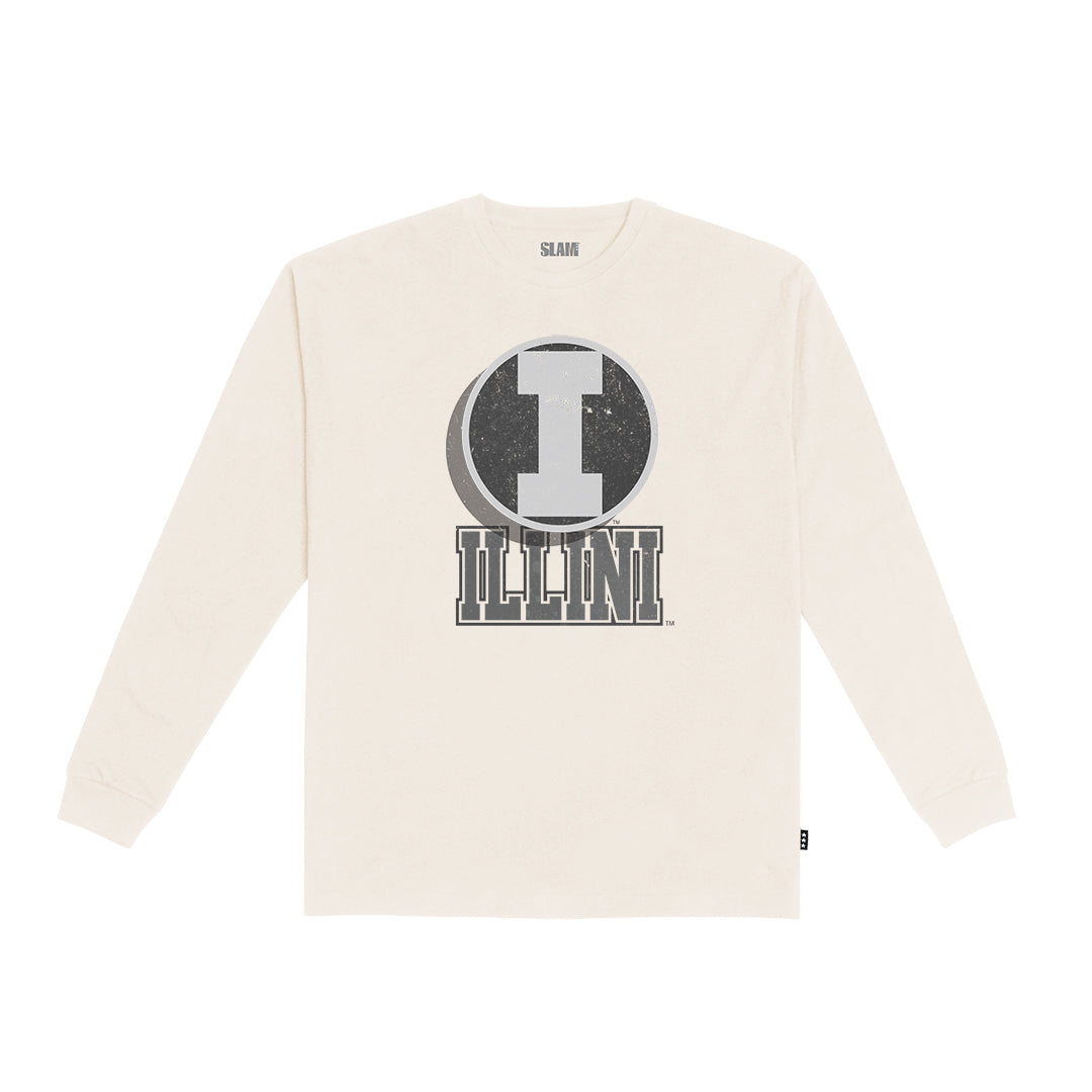 Illinois Monochromatic L/S Tee
