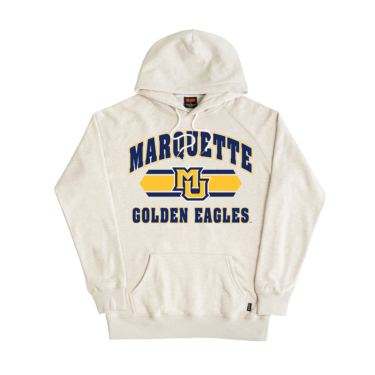 Marquette Logo Stripe Hoodie