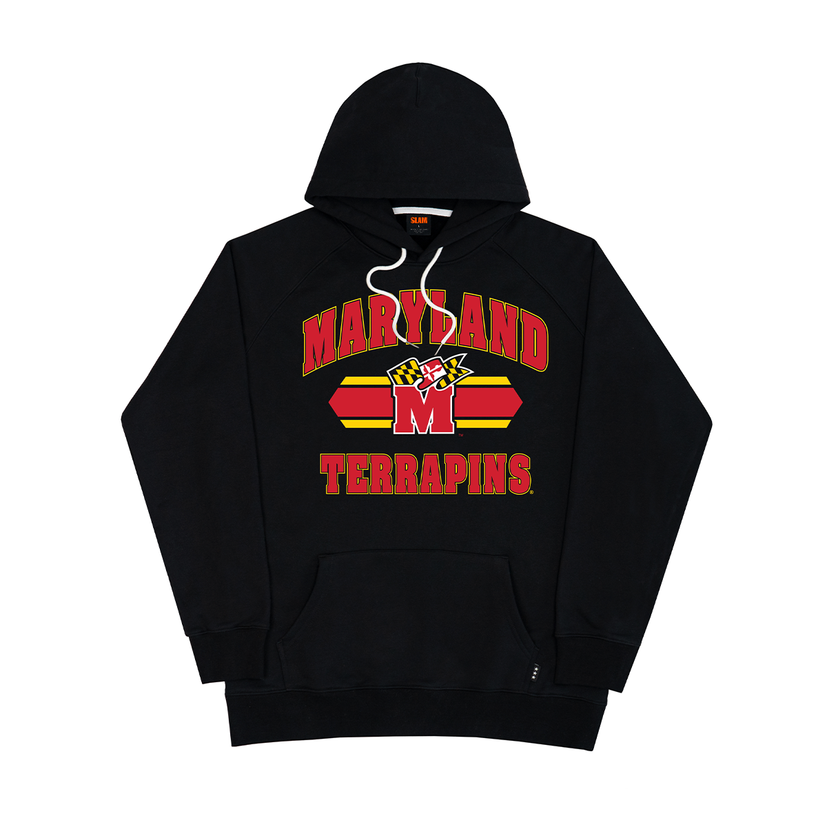 Maryland Logo Stripe Hoodie