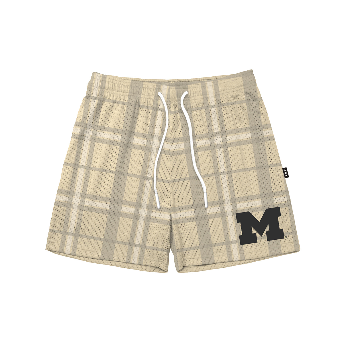 Michigan Plaid Monochromatic Fundamental Short