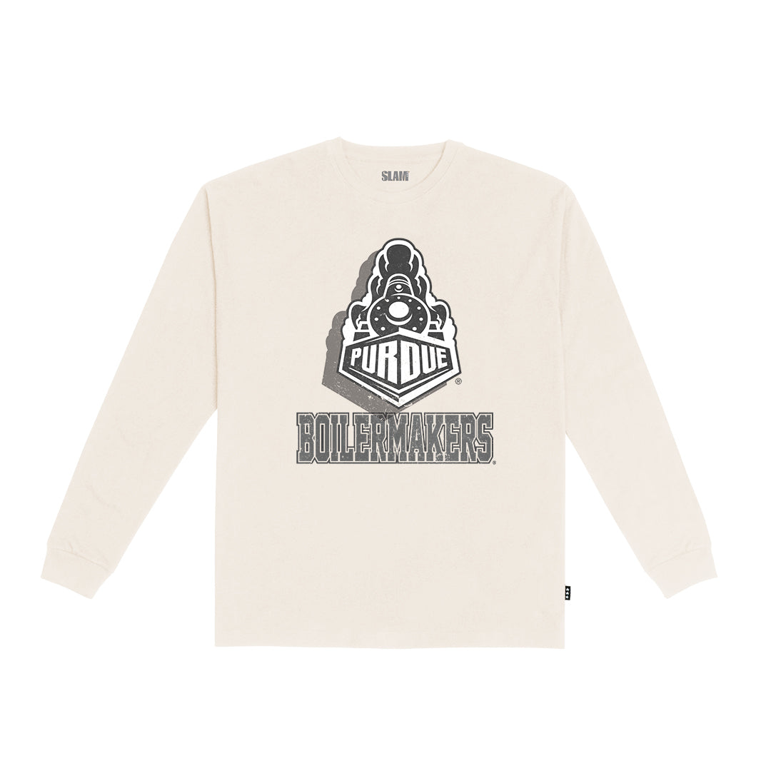 Purdue Monochromatic L/S Tee