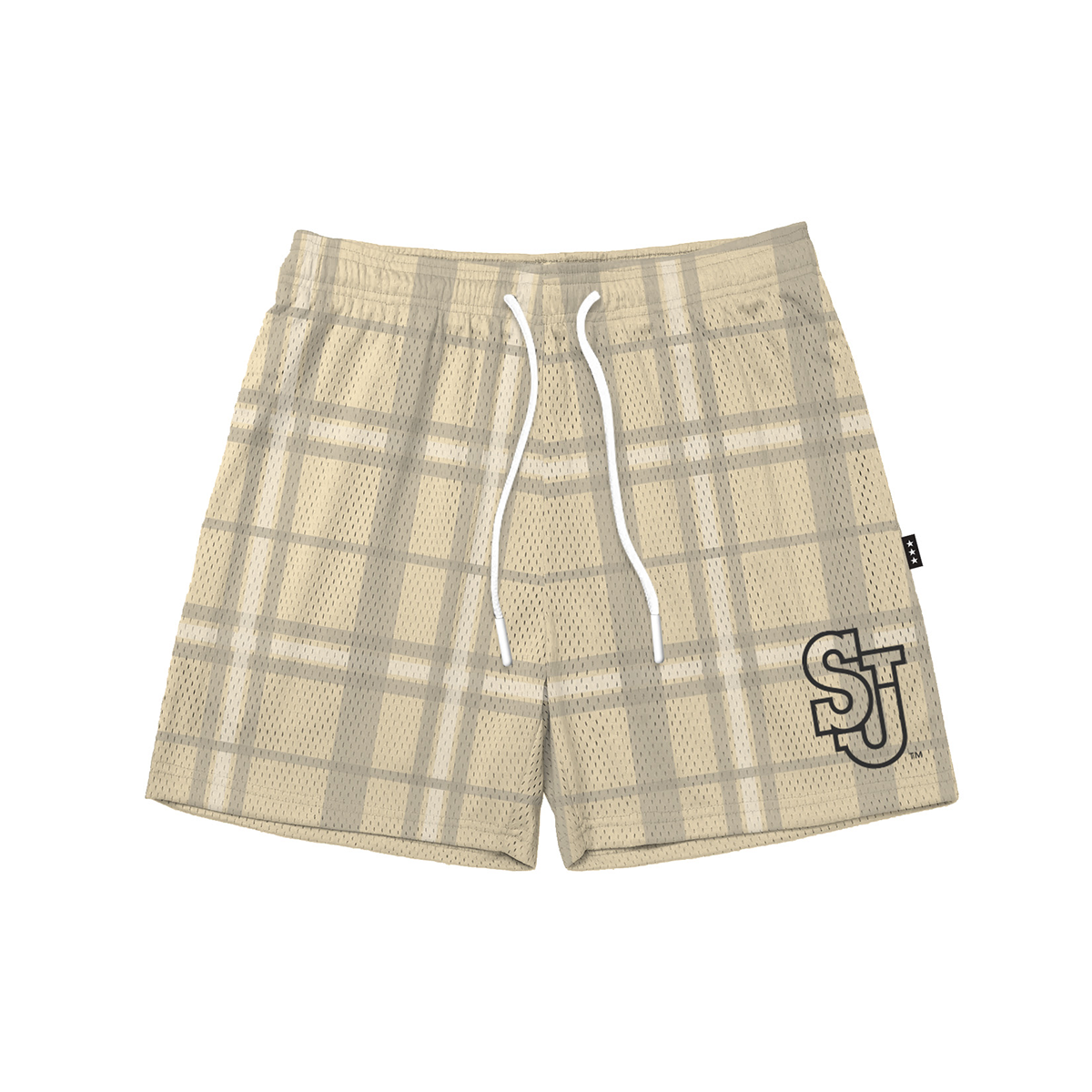 St. John’s Plaid Monochromatic Fundamental Short