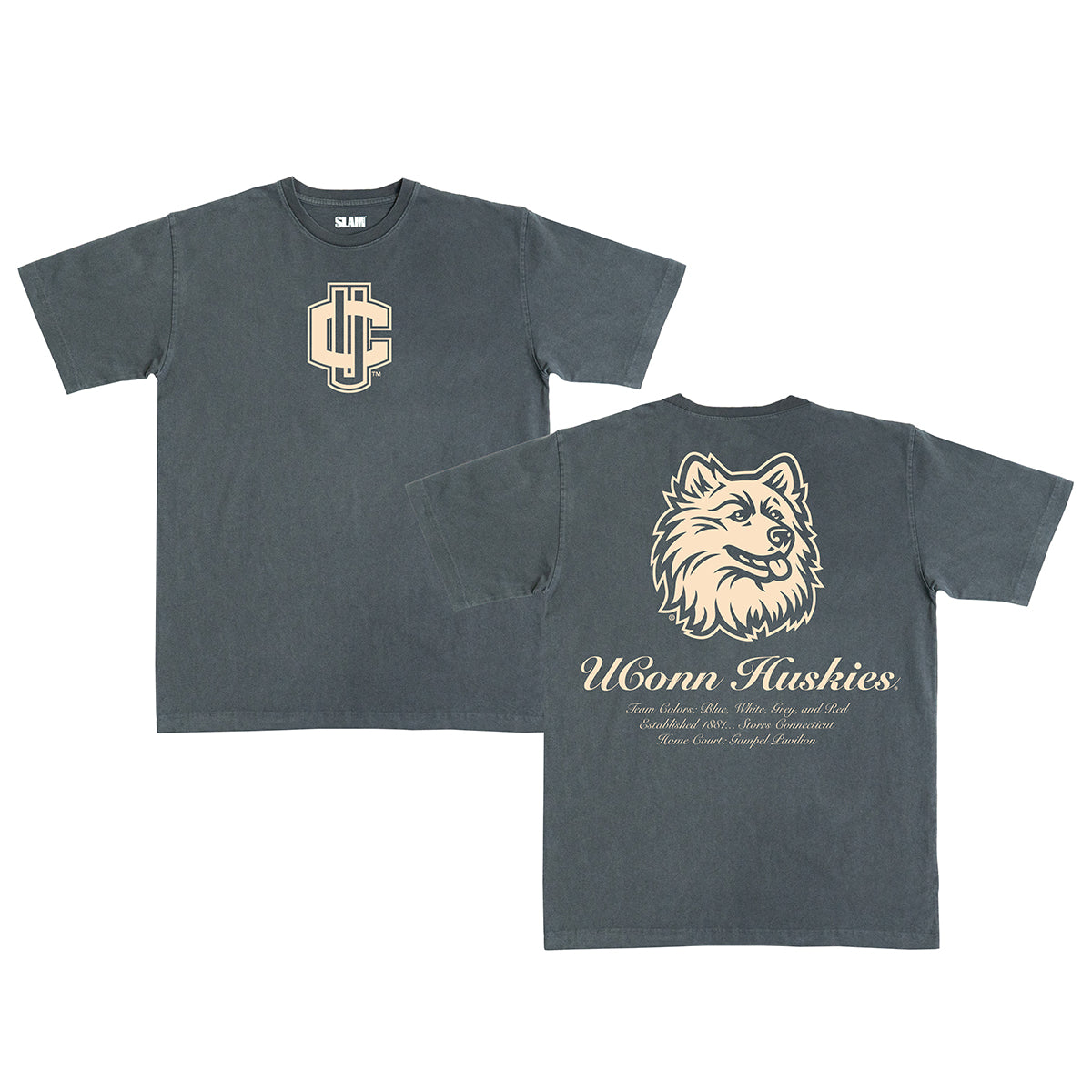 UConn Monochromatic Heavy Tee