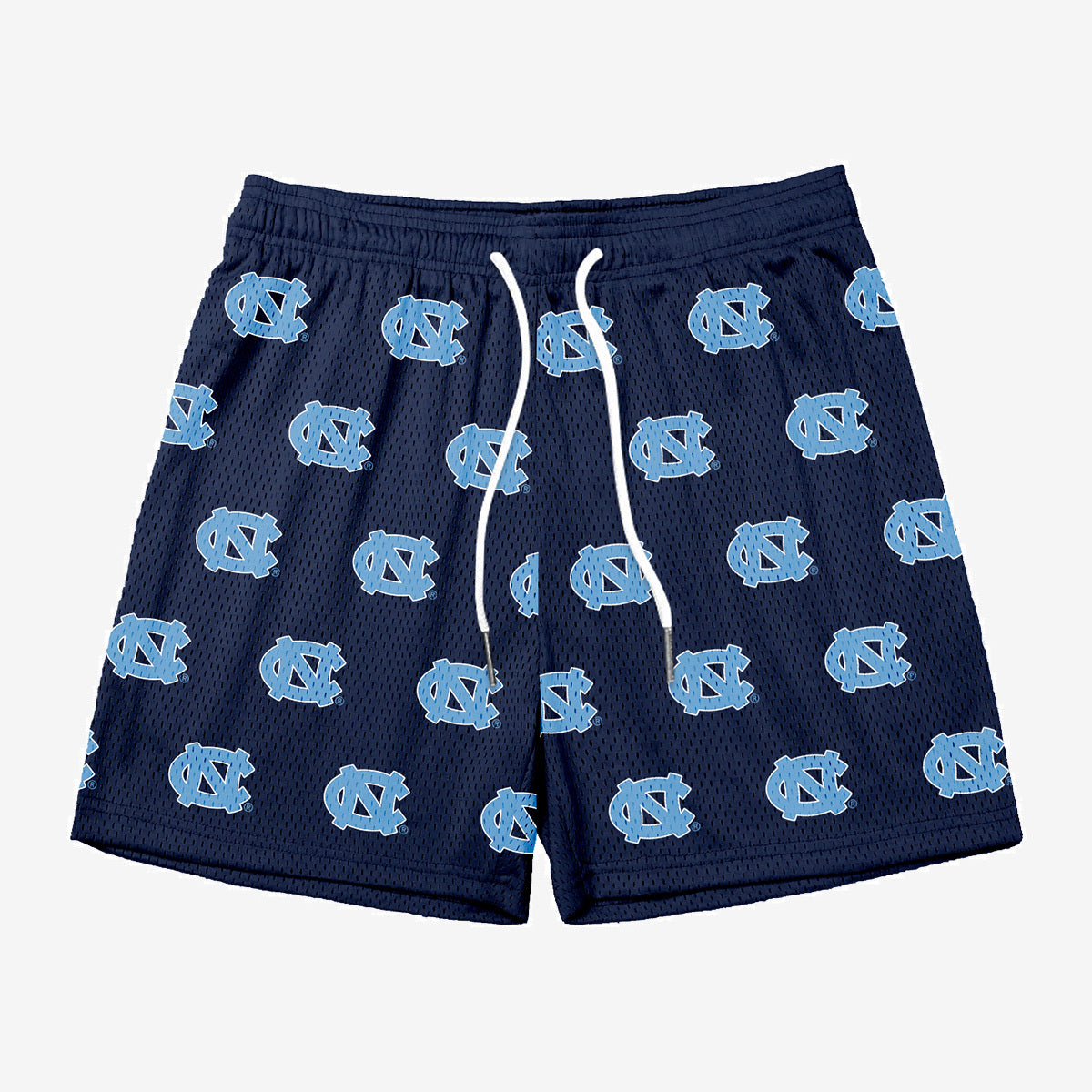 North Carolina All Over Logo Shorts