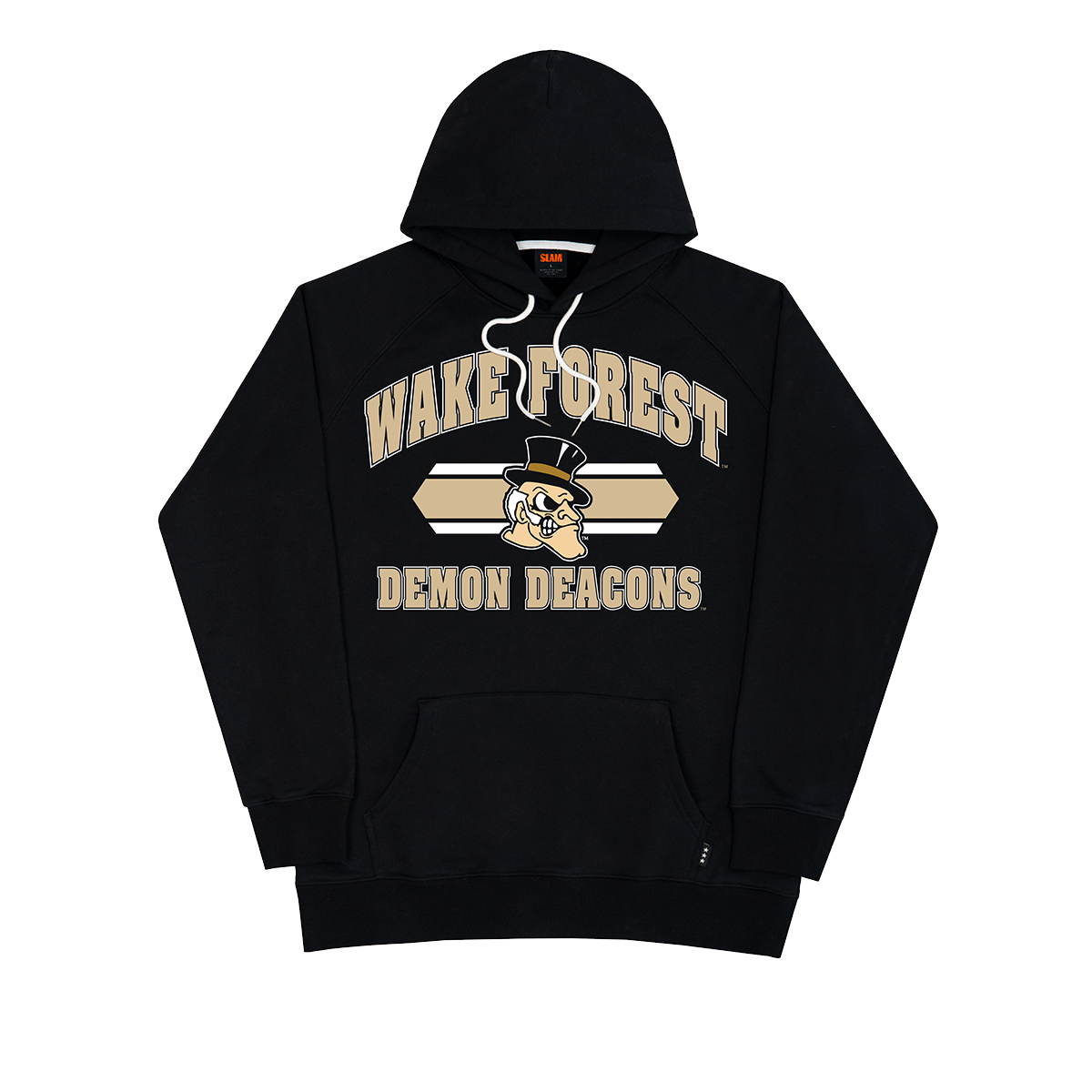 Wake Forest Logo Stripe Hoodie
