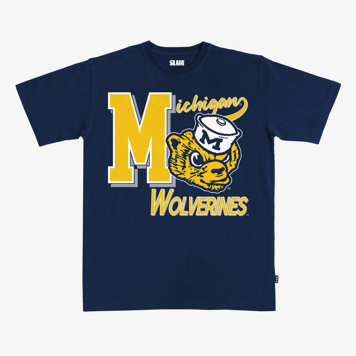 Michigan Letter Heavy Tee - SLAM Goods