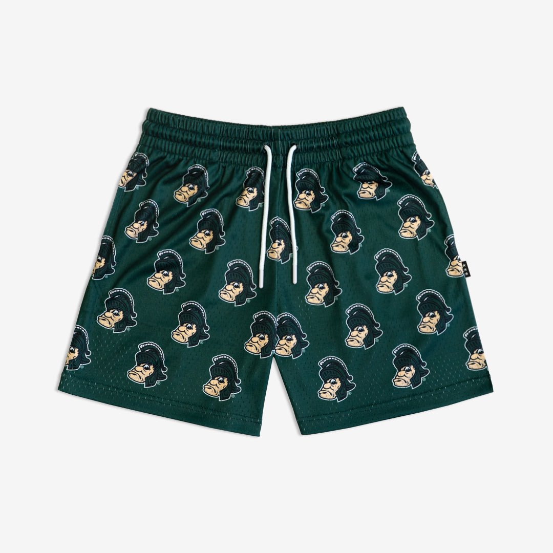 Michigan State All-Over Logo Shorts