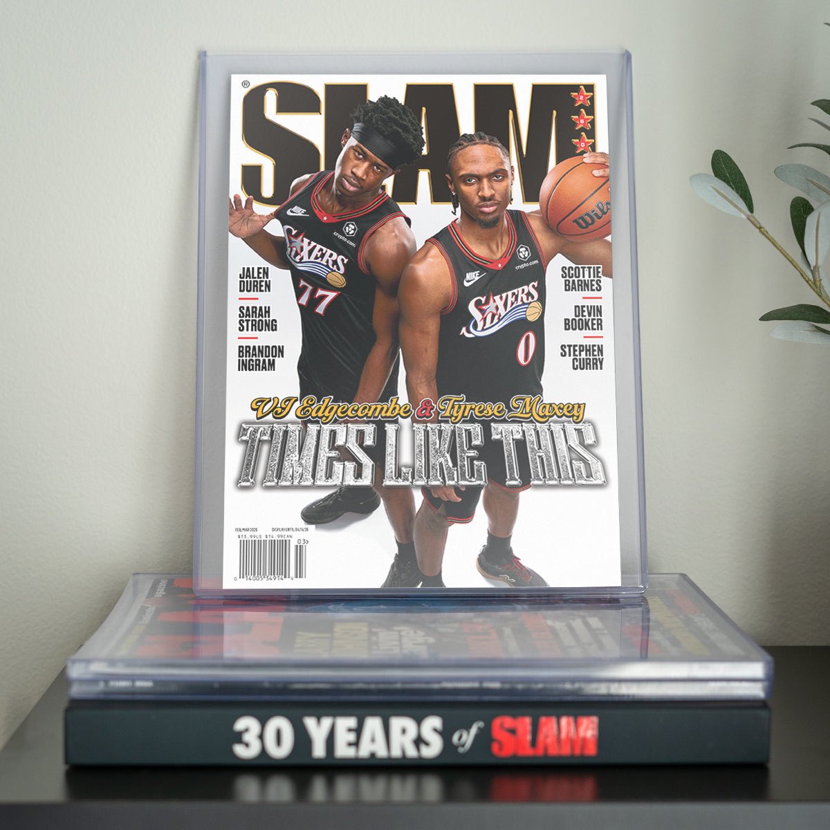 SLAM 260: Tyrese Maxey + VJ Edgecombe Magazine (Cover 2 of 7) - SLAM Goods