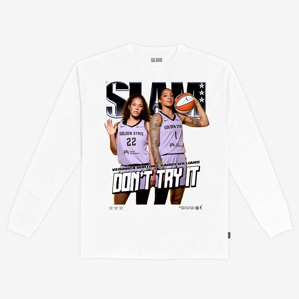 SLAM Cover L/S Tee - Veronica Burton + Gabby Williams (SLAM 262) - SLAM Goods