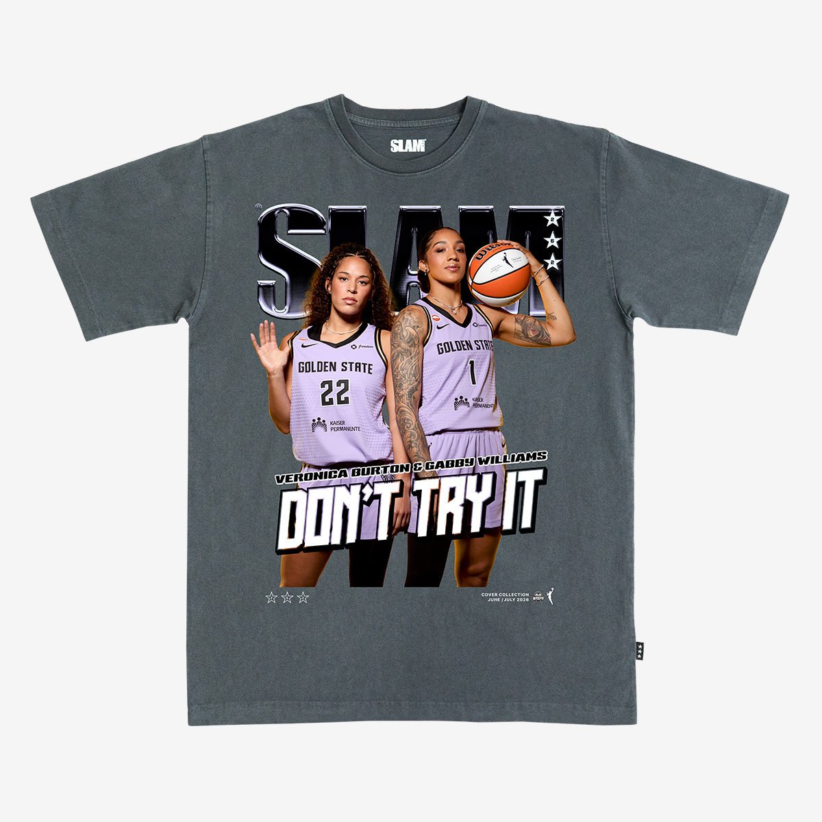 SLAM Cover Tee - Veronica Burton + Gabby Williams (SLAM 262) - SLAM Goods