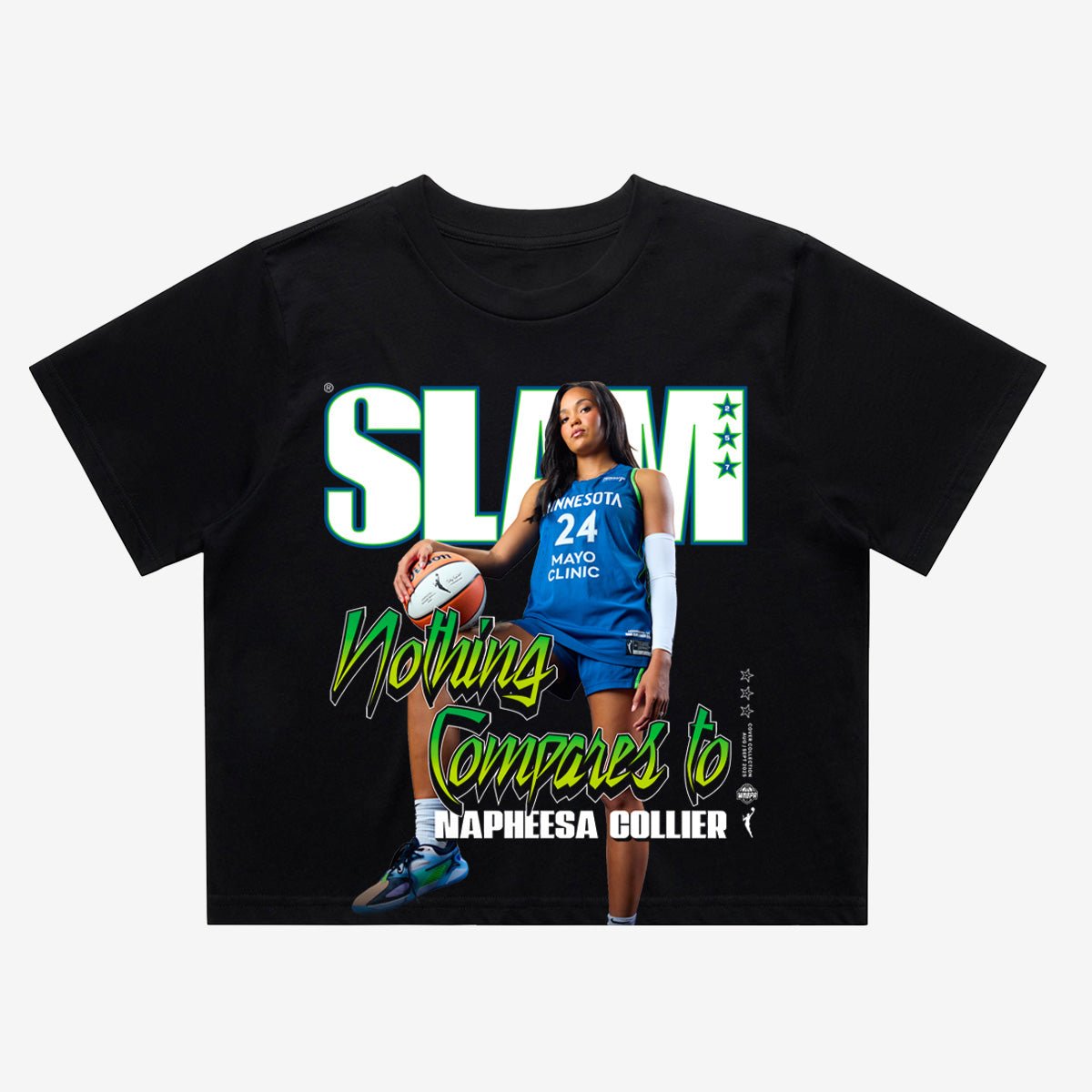 SLAM Cover Women's Crop Tee - Napheesa Collier (SLAM 257) - SLAM Goods
