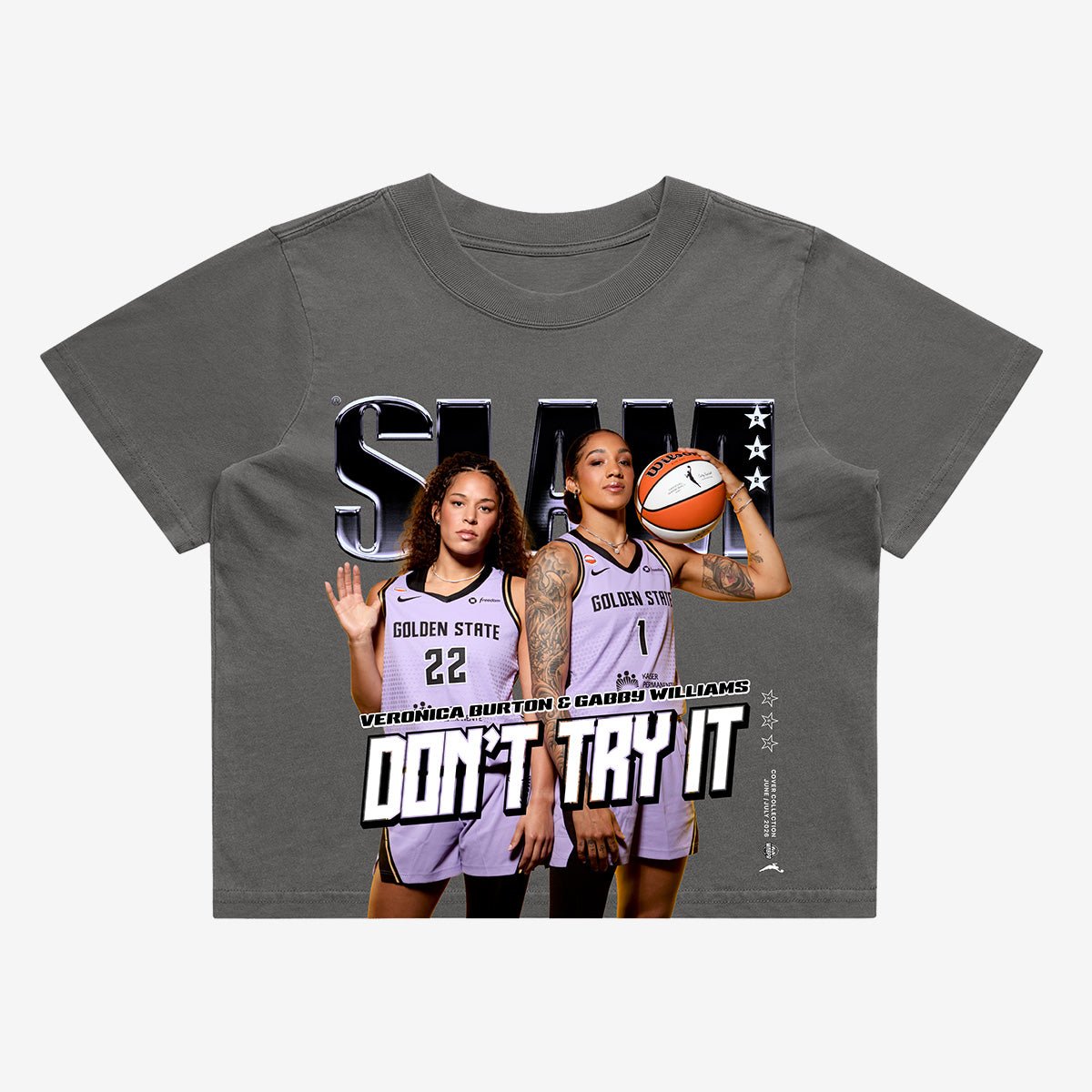 SLAM Crop Cover Tee - Veronica Burton + Gabby Williams (SLAM 262) - SLAM Goods