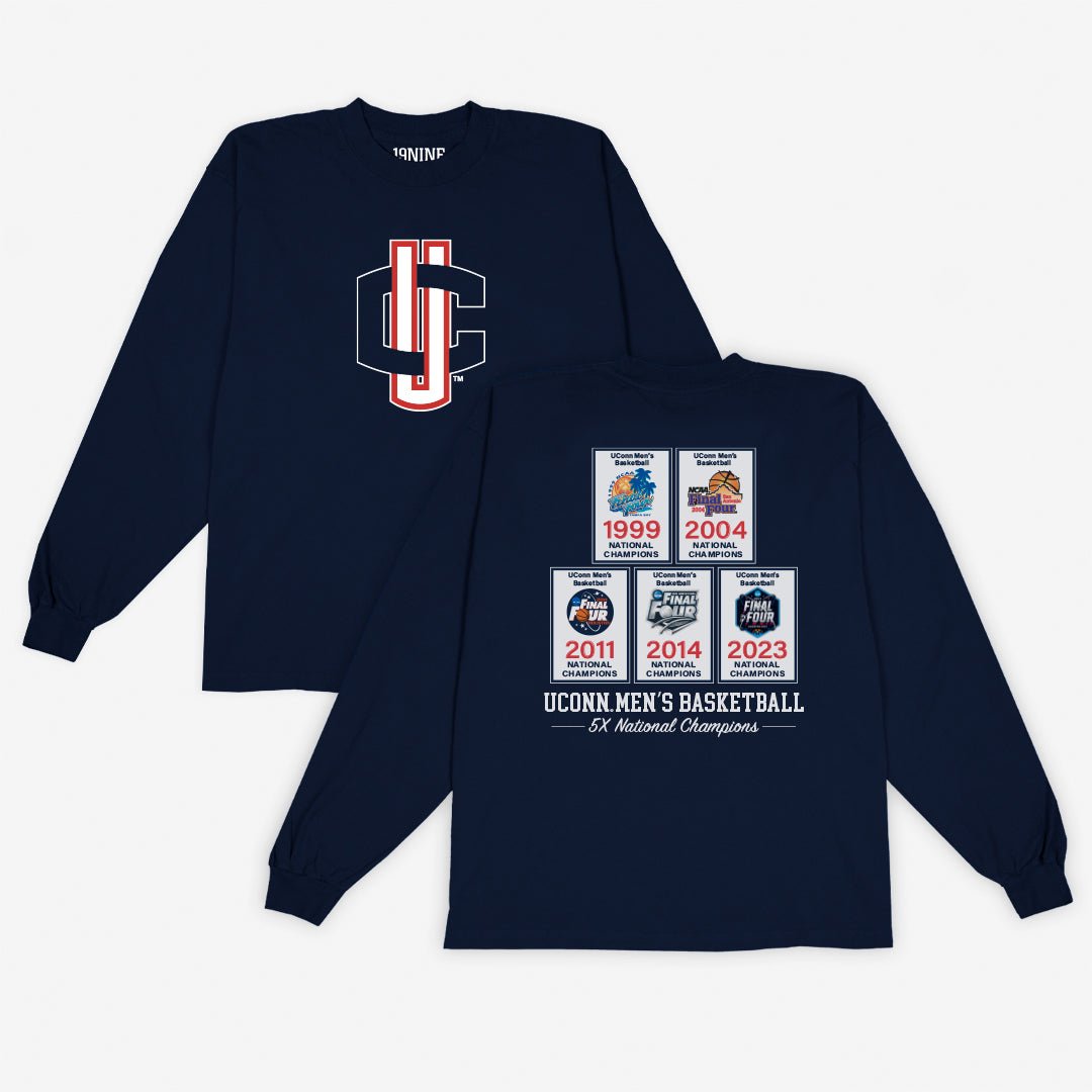 UConn Men's Banners L/S Tee