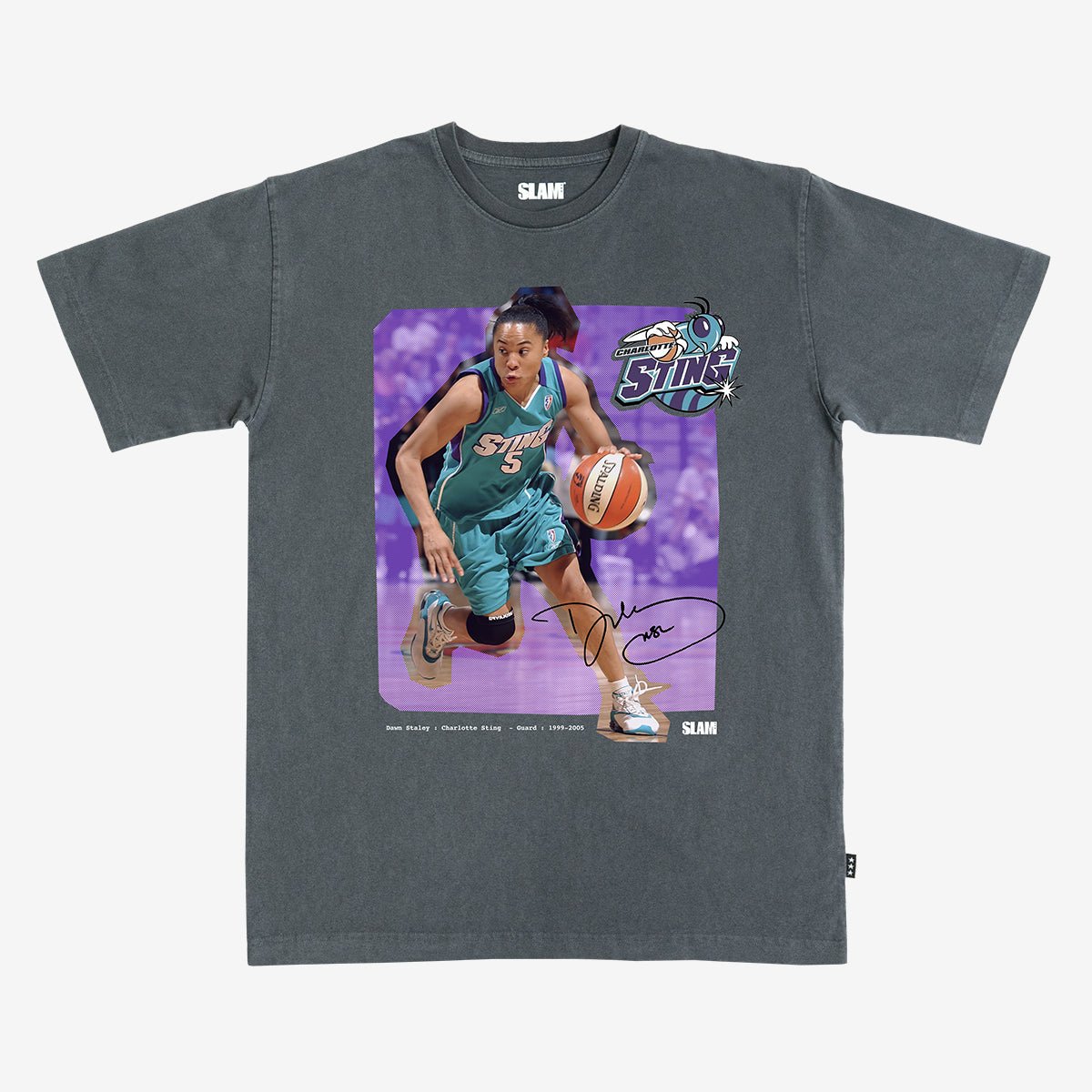 WSLAM Court Origins Heavy Tee - Dawn Staley (WNBA Legends) - SLAM Goods