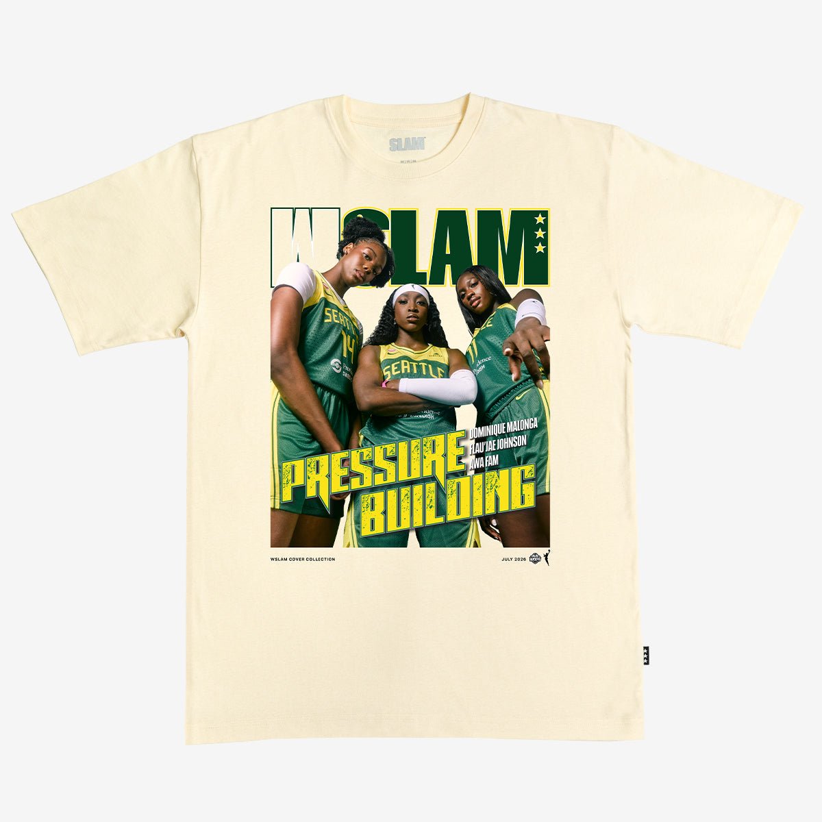 WSLAM Cover Tee - Seattle Storm (WSLAM Digital Cover) - SLAM Goods