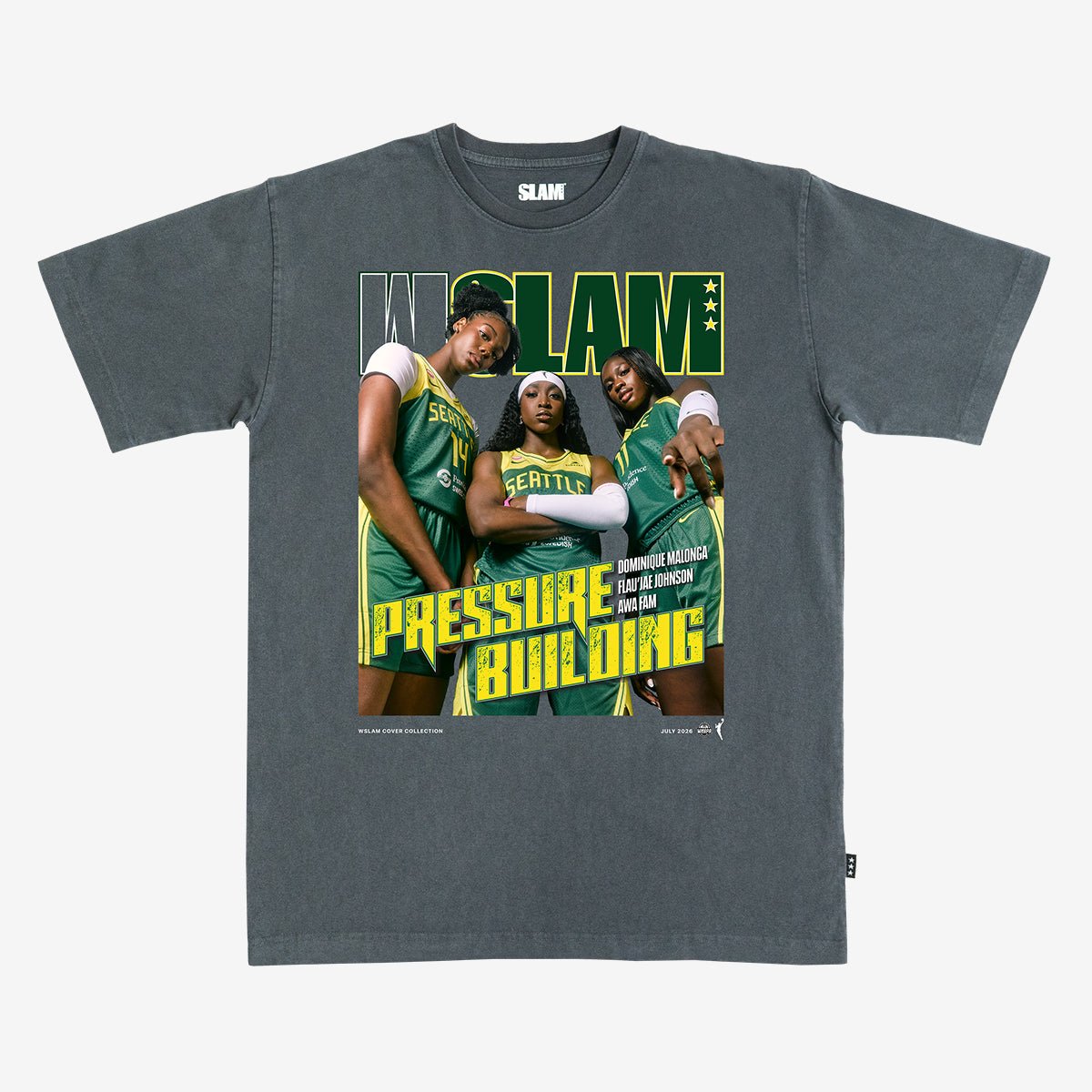 WSLAM Cover Tee - Seattle Storm (WSLAM Digital Cover) - SLAM Goods