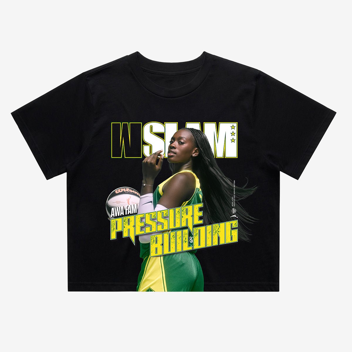 WSLAM Crop Cover Tee - Awa Fam (Seattle Storm) - SLAM Goods