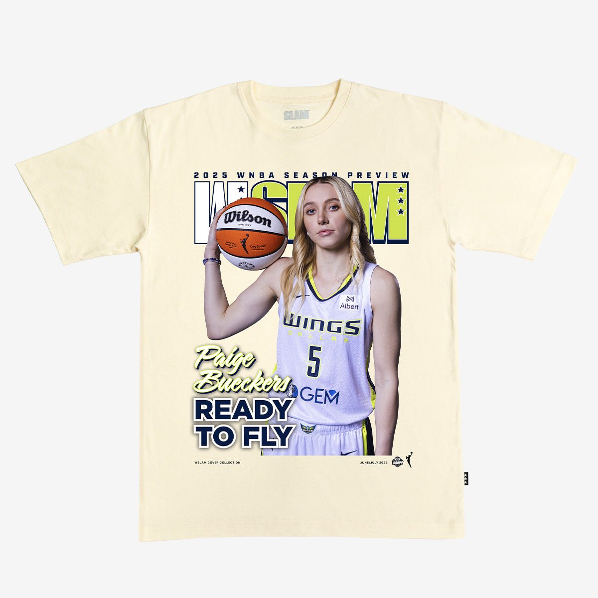 WSLAM Paige Bueckers (SLAM 256) Heavy Tee - SLAM Goods
