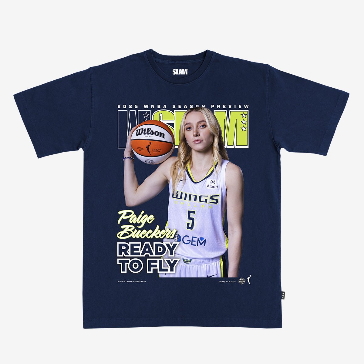 WSLAM Paige Bueckers (SLAM 256) Heavy Tee - SLAM Goods