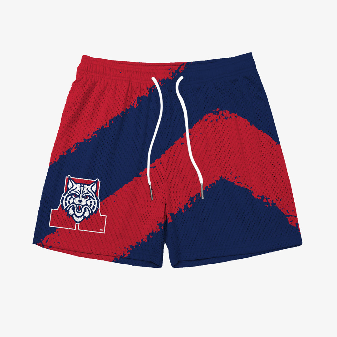 Arizona Big Stripe Fundamental Shorts - Red/Blue