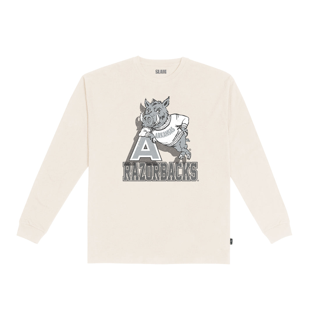 Arkansas Monochromatic L/S Tee