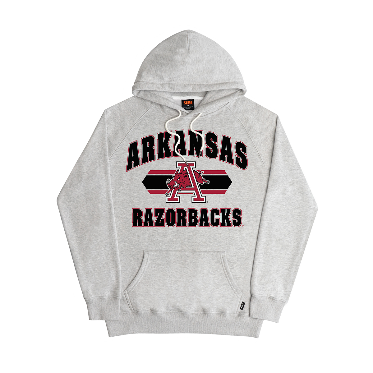 Arkansas Logo Stripe Hoodie