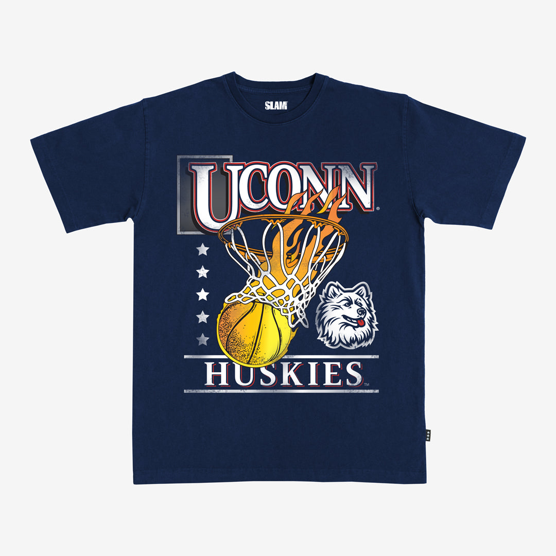 UConn Hoops Heavy T Navy