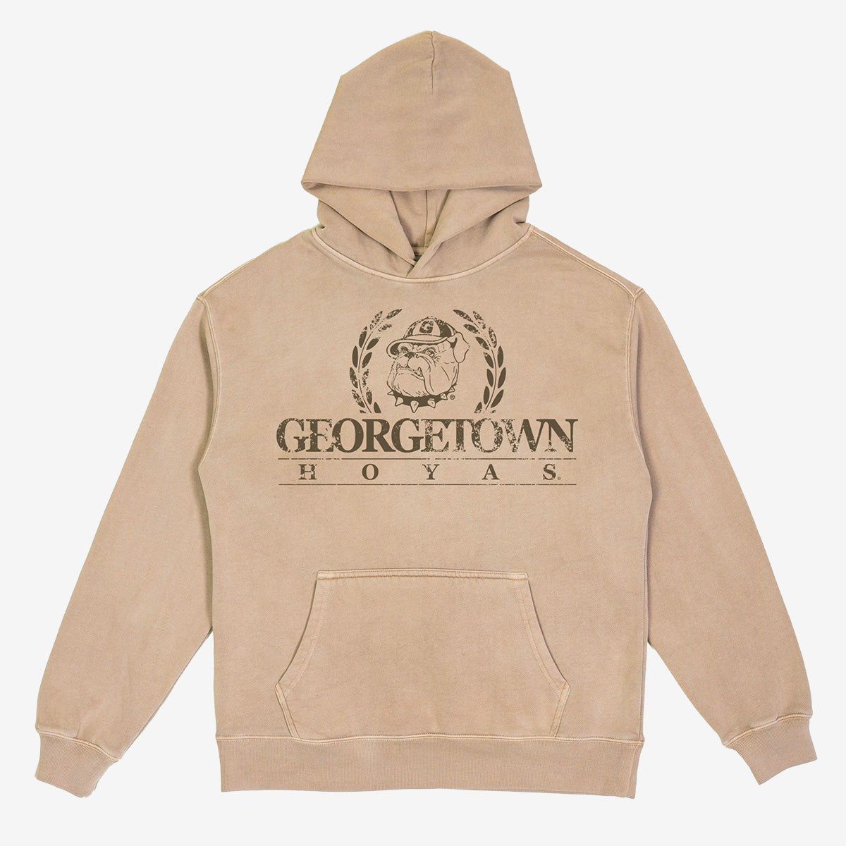 Georgetown Crest Washed Hoodie