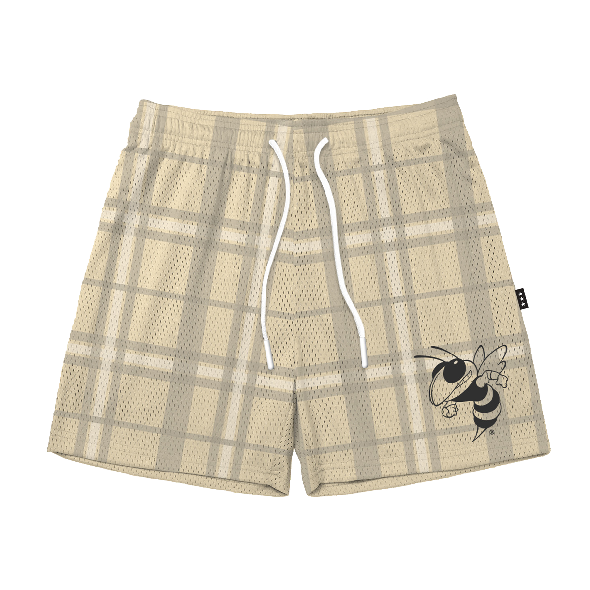 Georgia Tech Plaid Monochromatic Fundamental Short