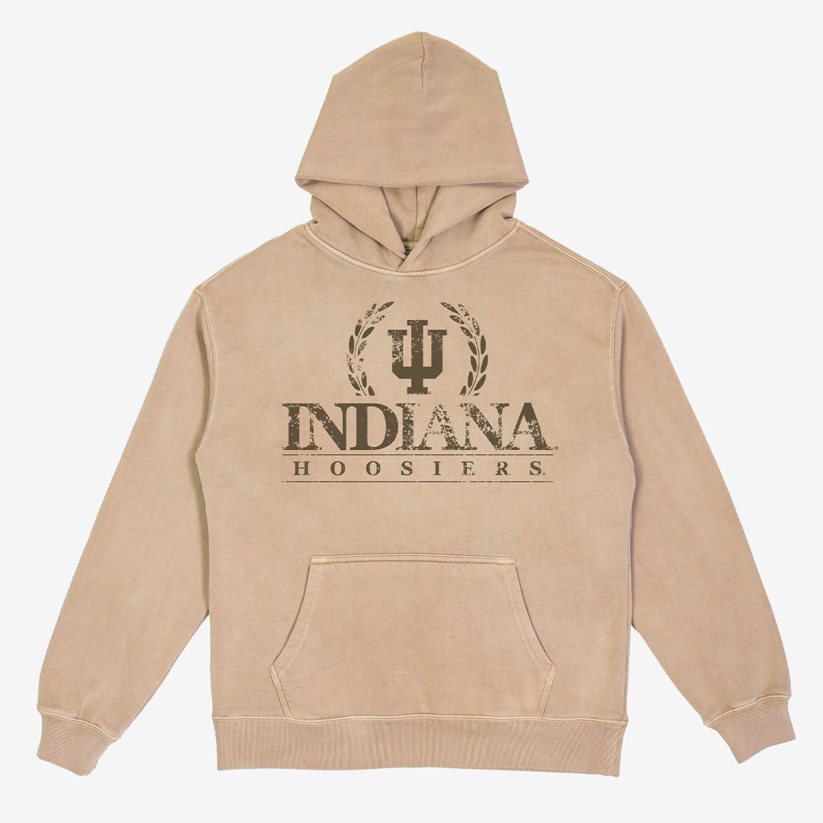 Indiana Crest Washed Hoodie