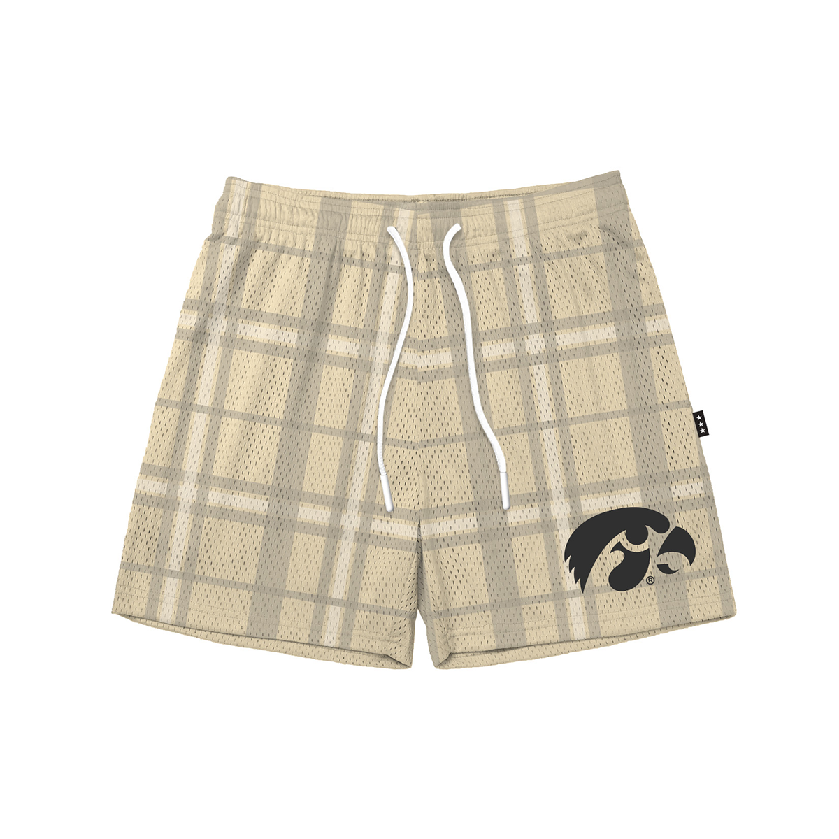 Iowa Plaid Monochromatic Fundamental Short