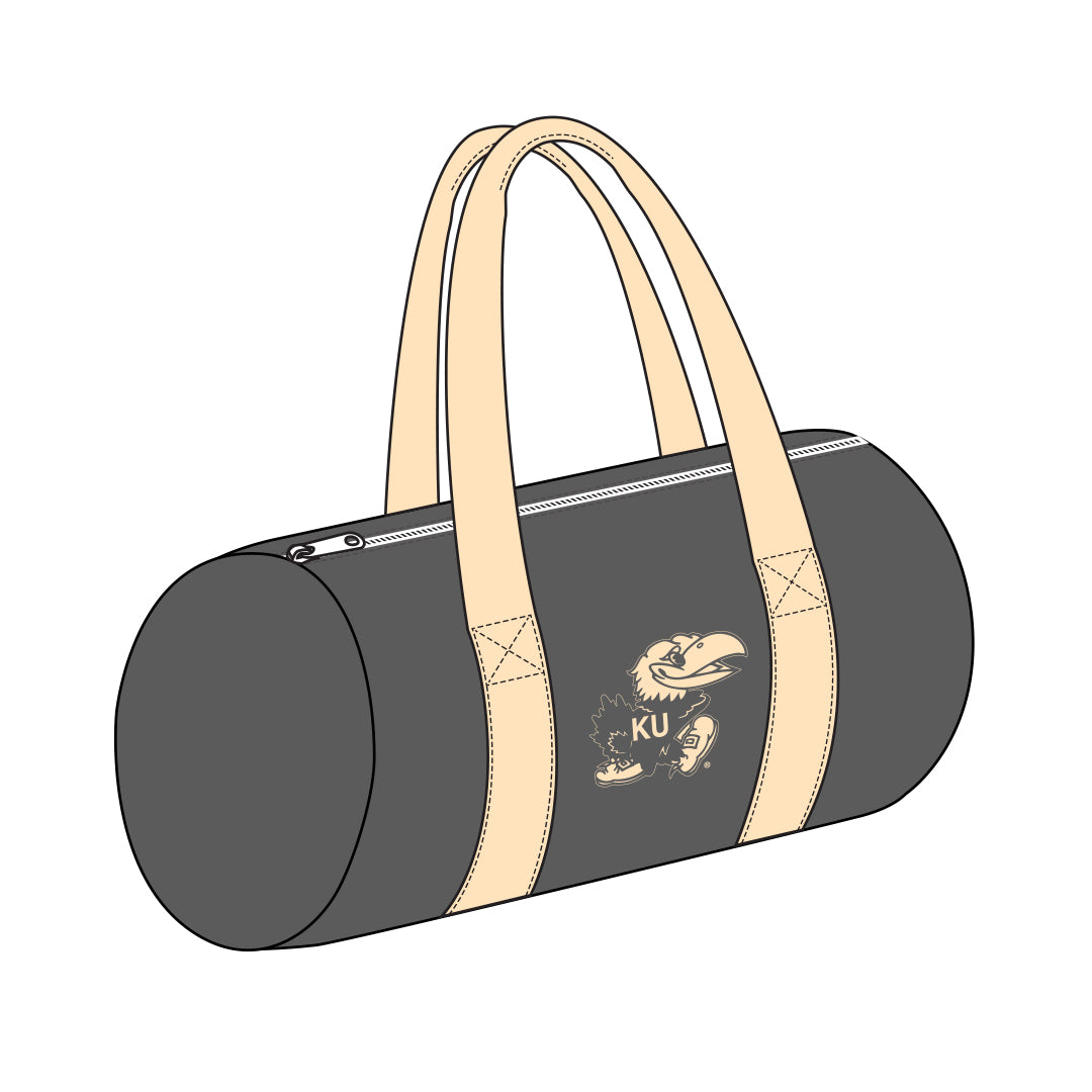 Kansas Monochromatic Gym Bag