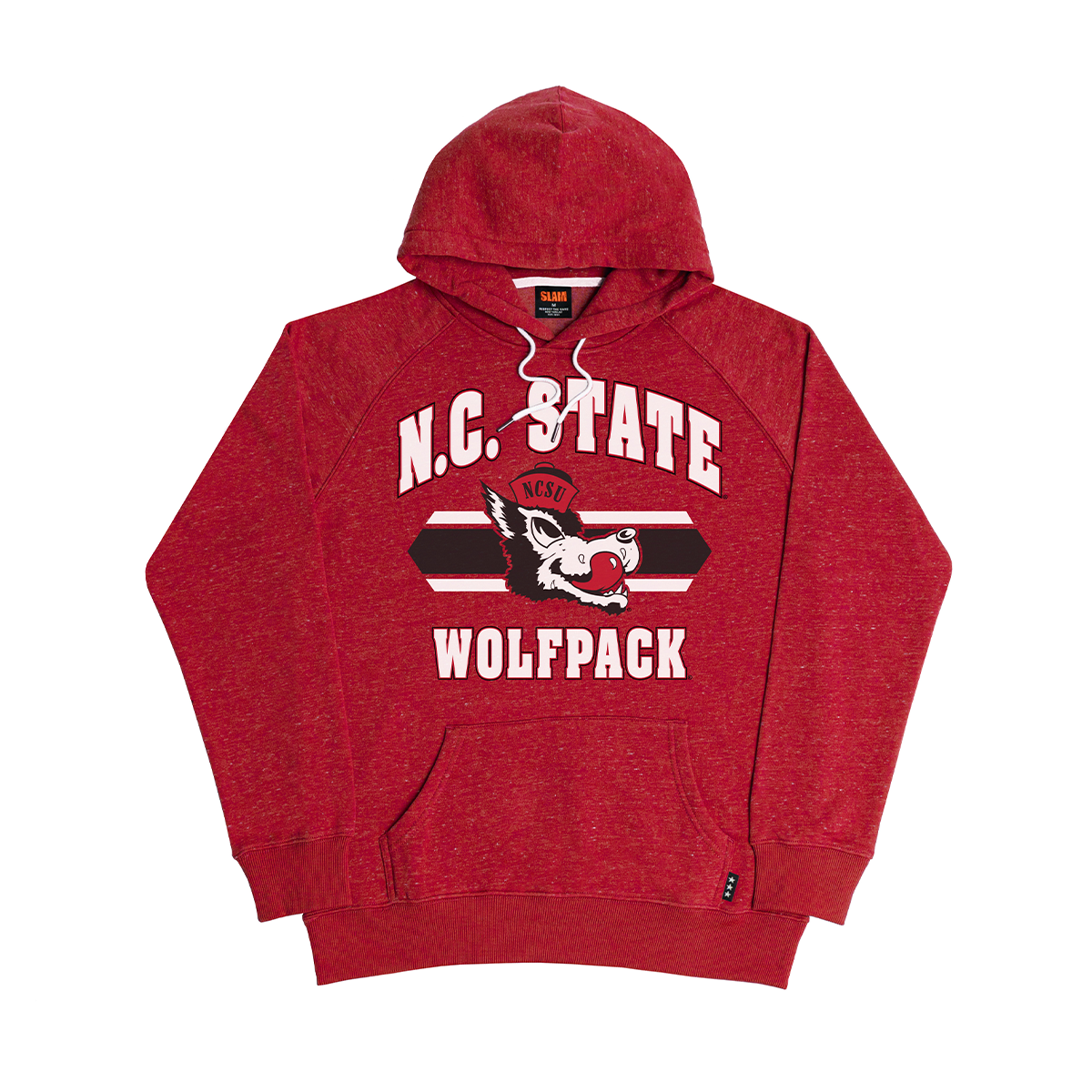 NC State Logo Stripe Hoodie