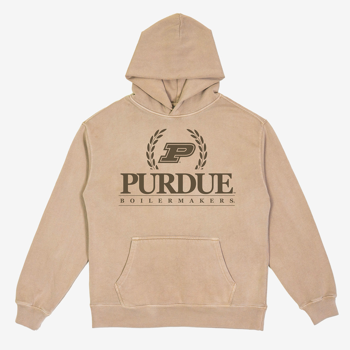 Purdue Crest Washed Hoodie