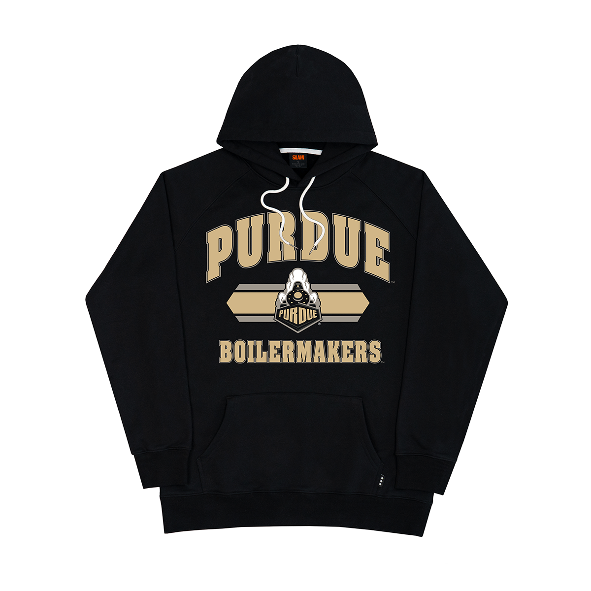 Purdue Logo Stripe Hoodie