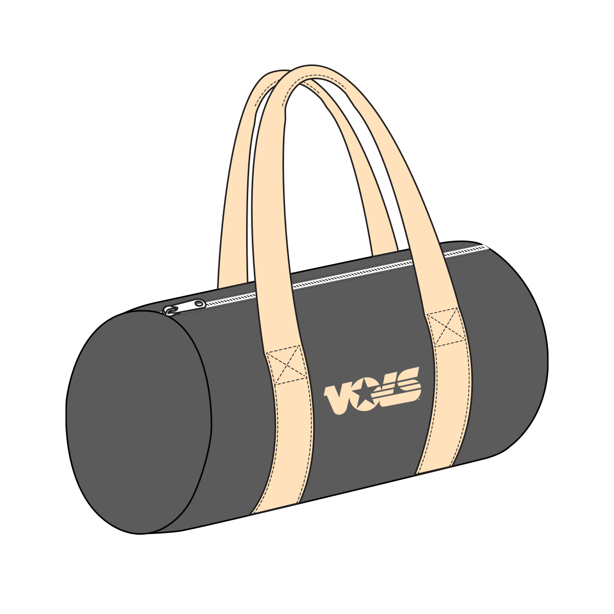 Tennessee Monochromatic Gym Bag