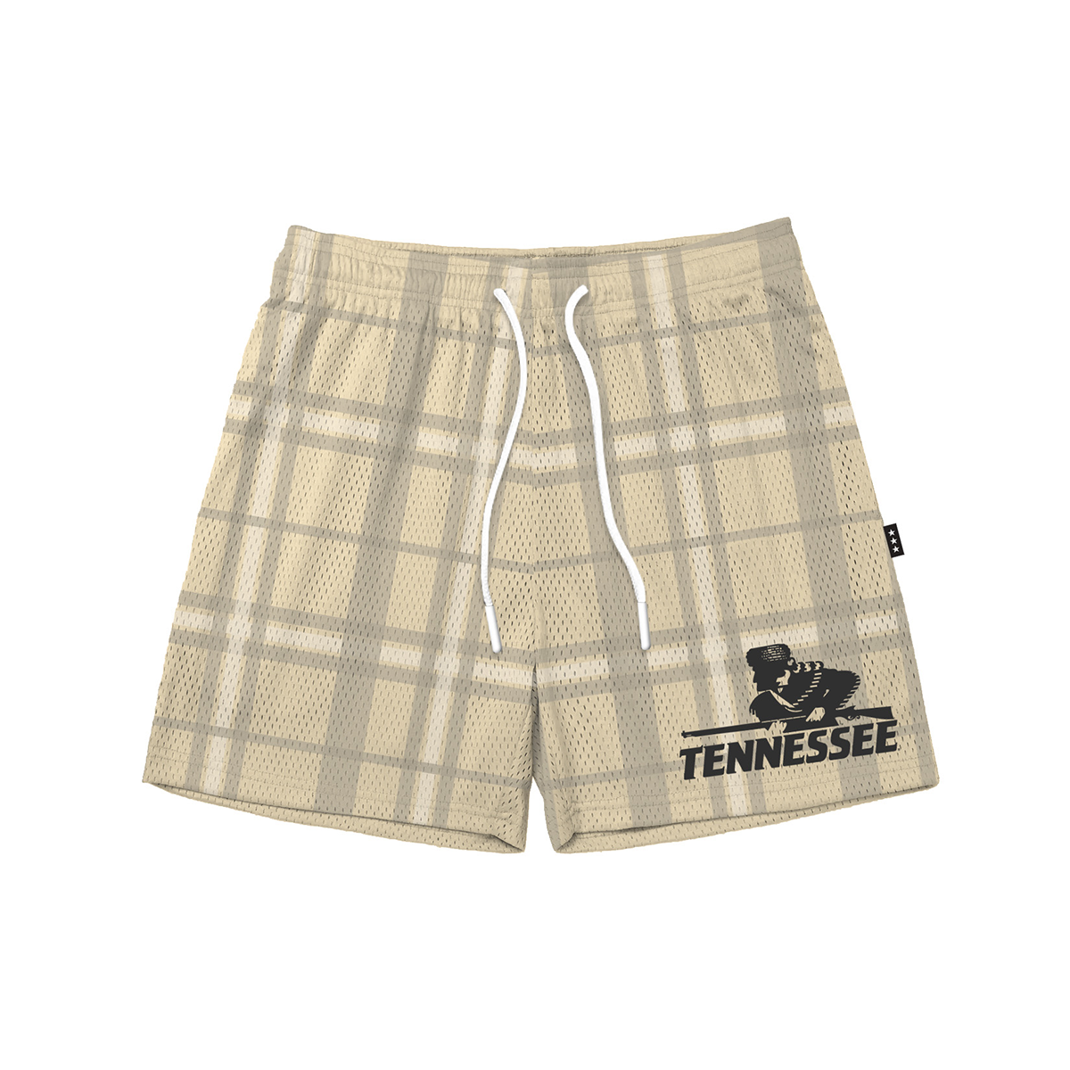 Tennessee Plaid Monochromatic Fundamental Short