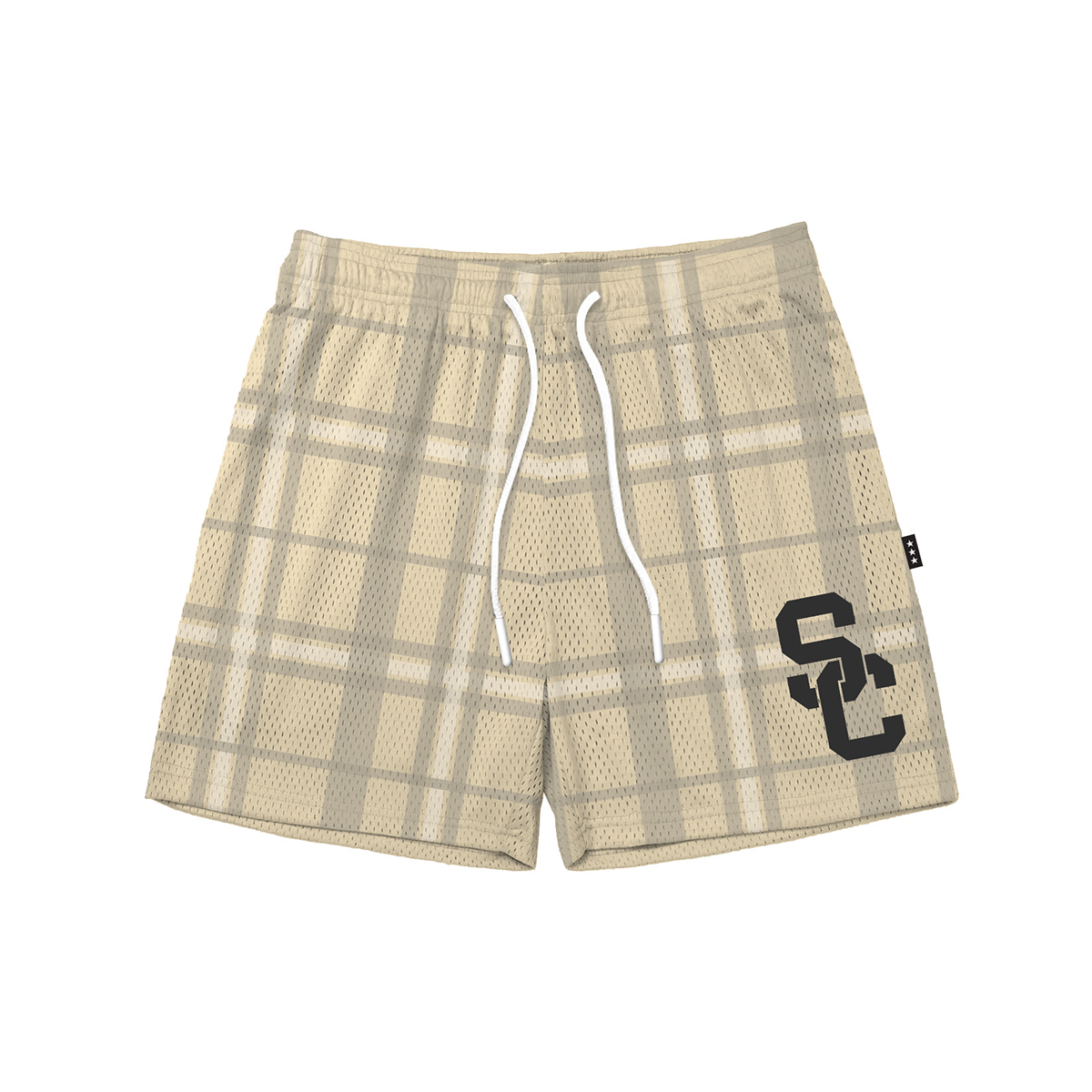 USC Plaid Monochromatic Fundamental Short