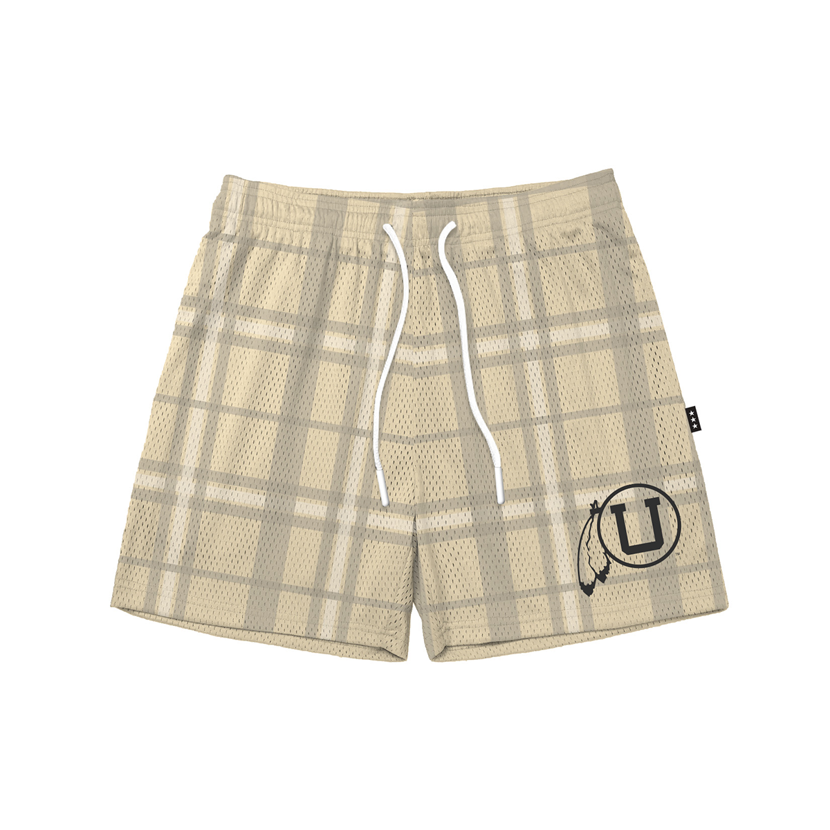 Utah Plaid Monochromatic Fundamental Short