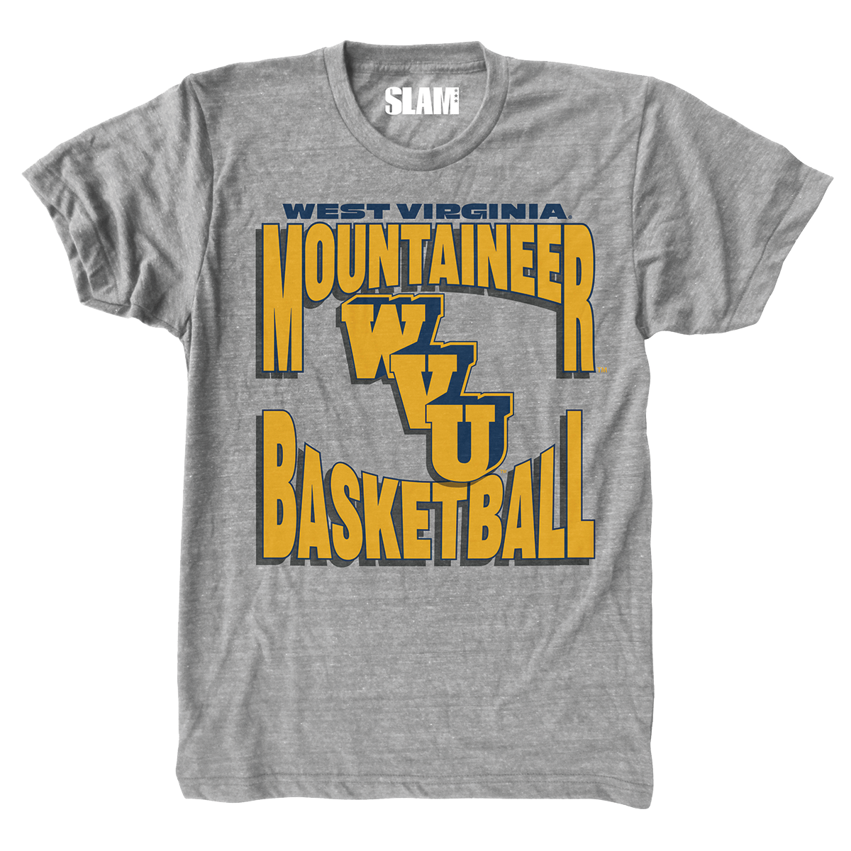 West Virginia Mountaineers Basketball Vintage T