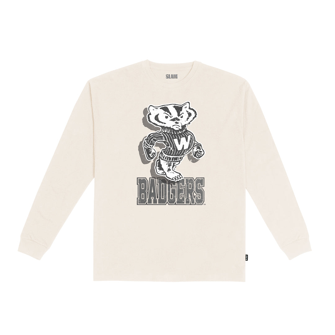Wisconsin Monochromatic L/S Tee