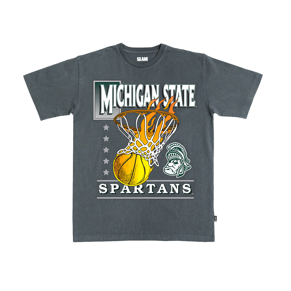 Michigan State Hoops Heavy Tee
