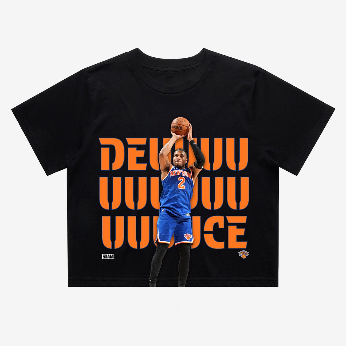 New York Knicks Deuce McBride Crop Tee - SLAM Goods