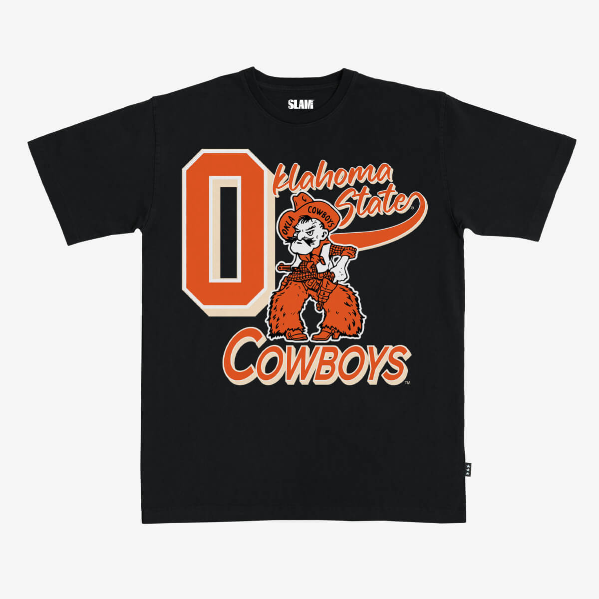 Oklahoma State Letter Heavy Tee - SLAM Goods