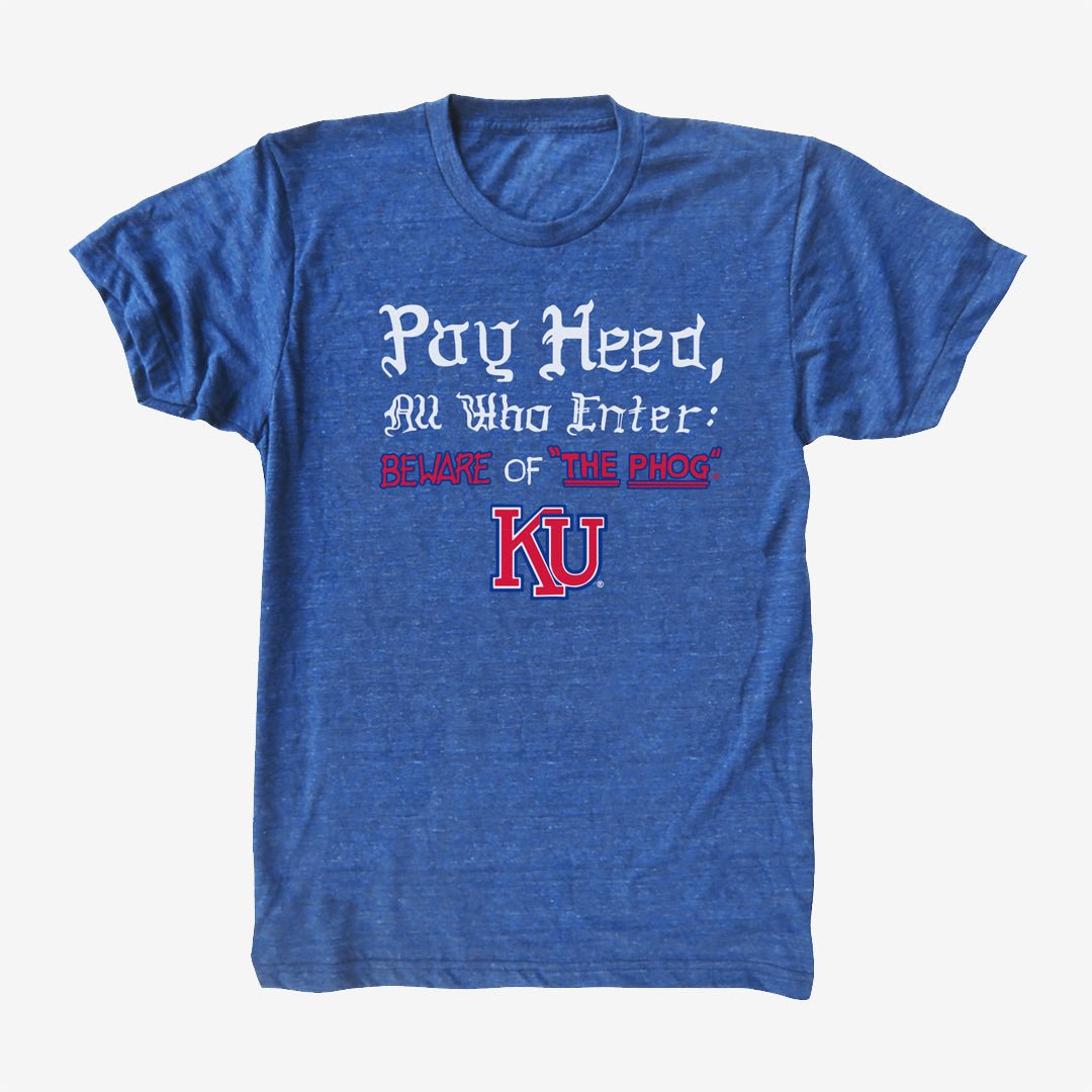 Pay Heed KU Vintage Tee