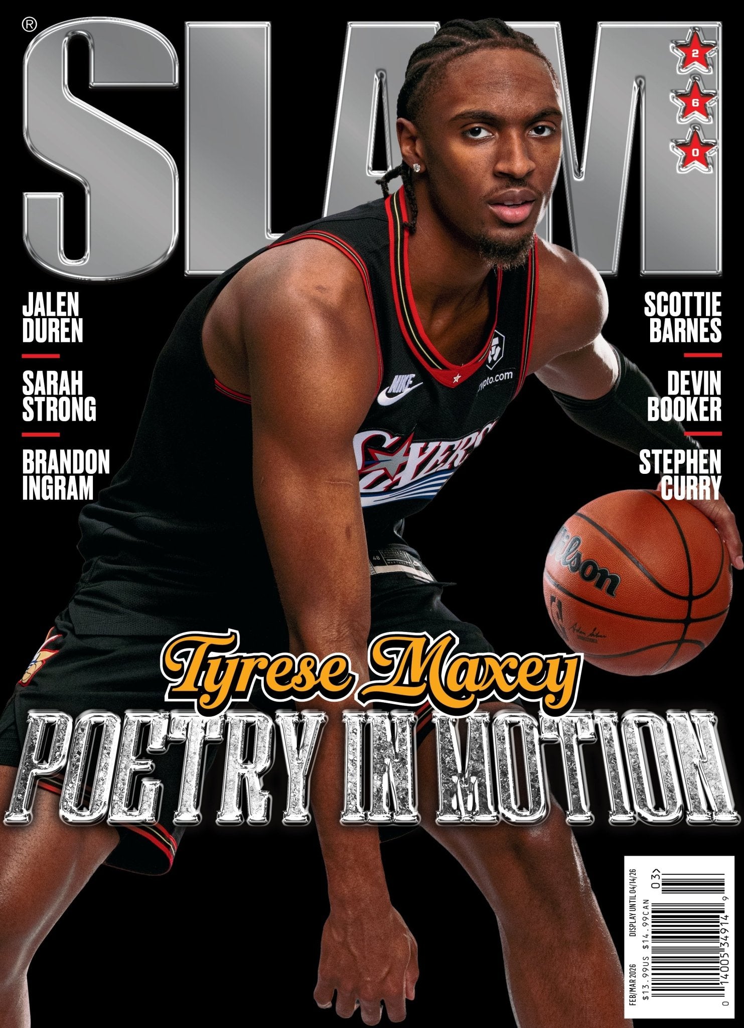 SLAM 260: Tyrese Maxey Magazine (Cover 3 of 7) - SLAM Goods