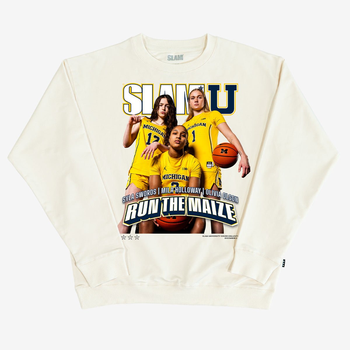 SLAM Cover Crewneck - Michigan WBB (SLAMU 16) - SLAM Goods