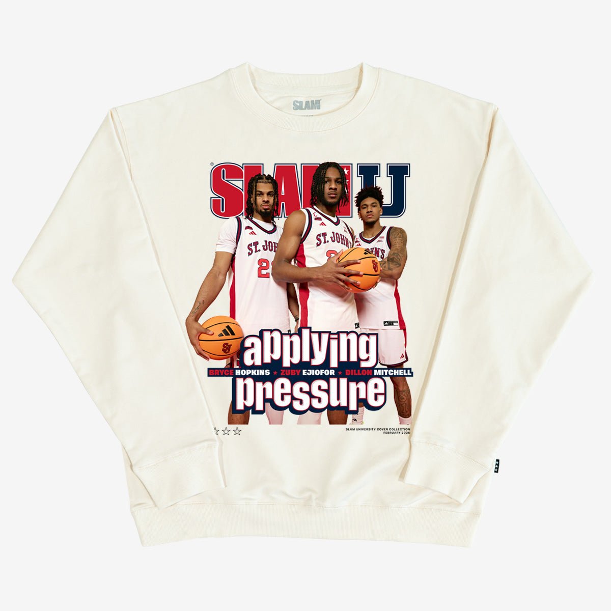 SLAM Cover Crewneck - St. John's MBB (SLAMU 21) - SLAM Goods